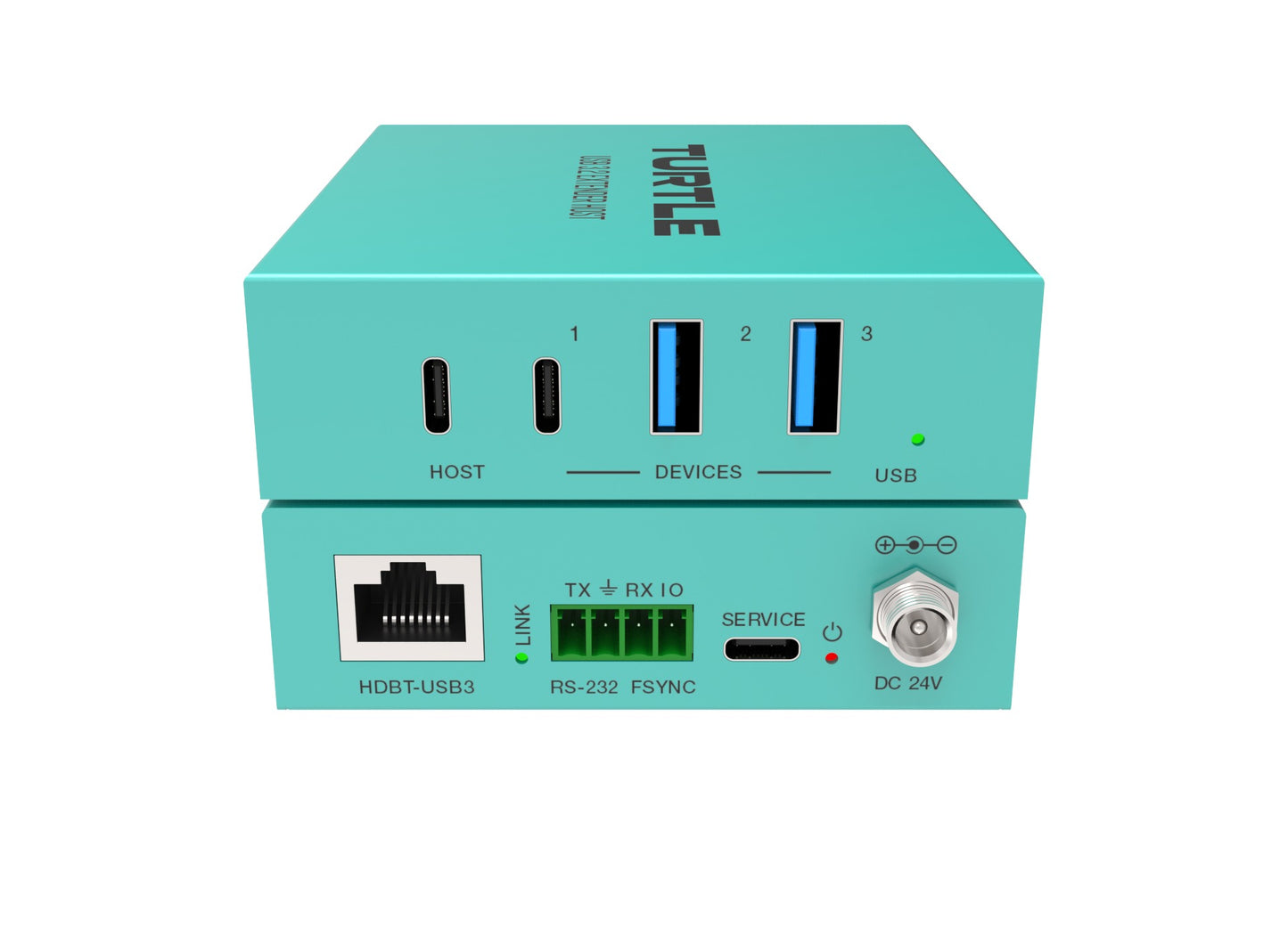 Turtle 100m USB 3.2 5Gbps Extender Kit over CAT