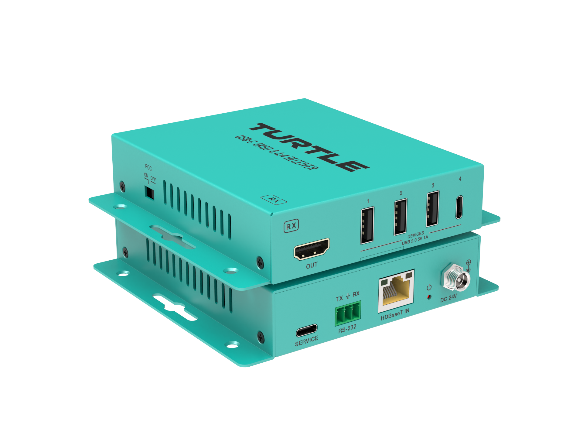 Turtle AV USB-C 4K60 Ports