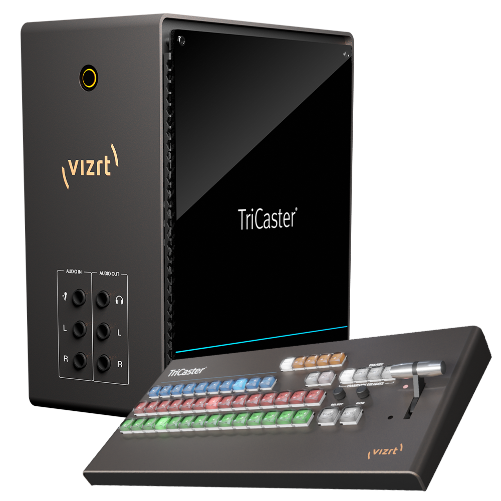 Vizrt TriCaster Mini 4K | NDI Base  Bundle with Control Surface