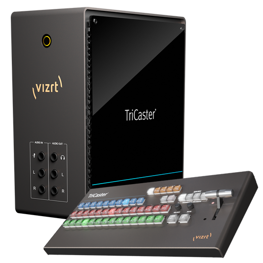 Vizrt TriCaster Mini 4K | NDI Base  Bundle with Control Surface