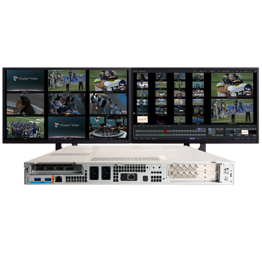 Vizrt TriCaster Vizion 1RU with 16 SDI I/O