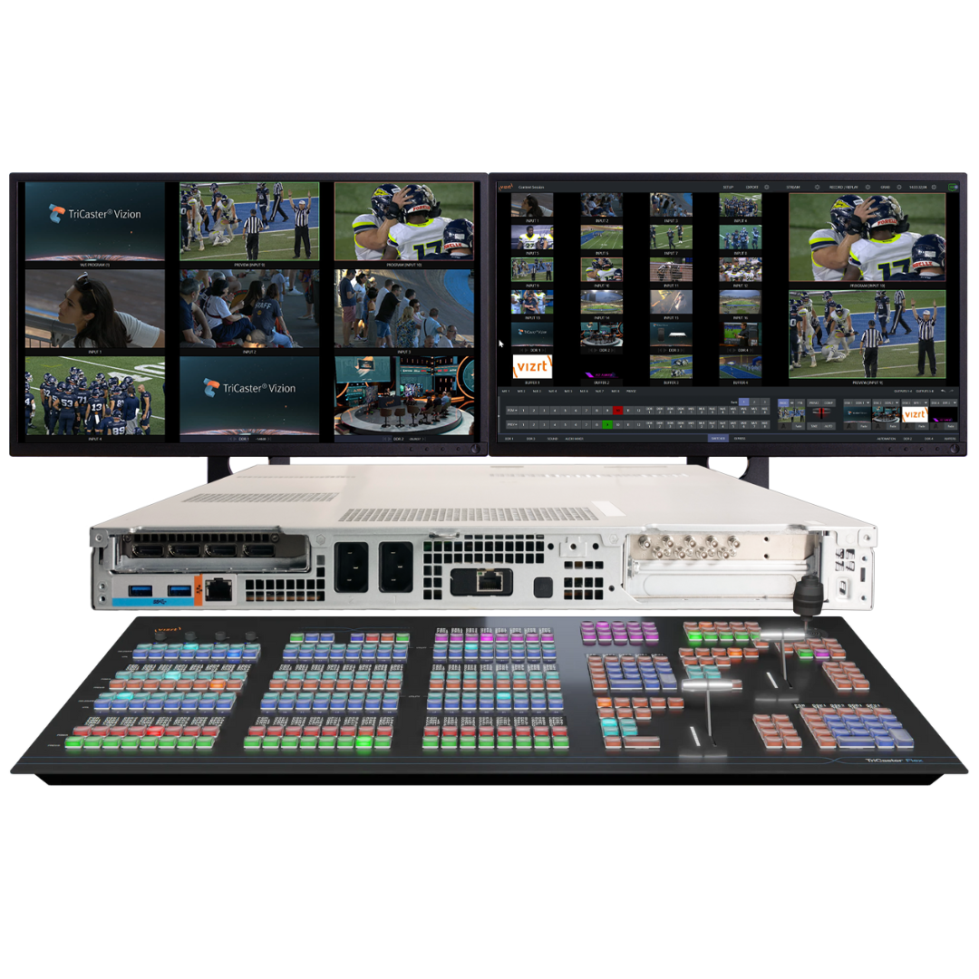 Vizrt TriCaster Vizion Rack 8 & Flex Dual Bundle Promo