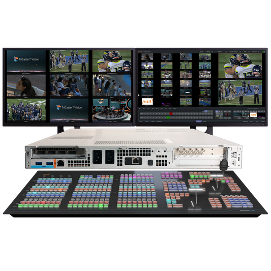 Vizrt TriCaster Vizion Rack 8 & Flex Dual Bundle Promo