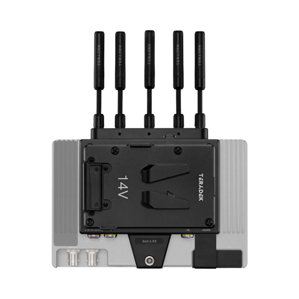 Teradek Bolt 6 Monitor Module 750 RX V Mount Front