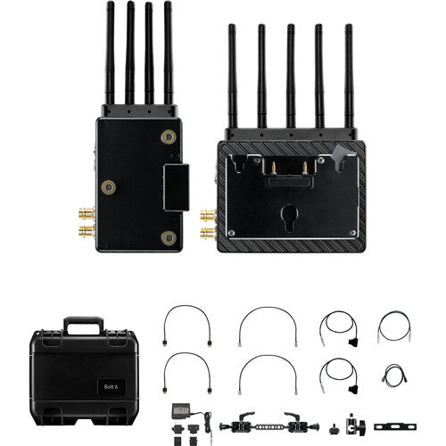 Teradek Bolt 6 XT 750 12G-SDI/HDMI Wireless TX/RX Deluxe Set Gold-Mount