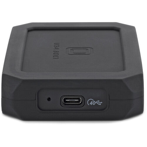 Oyen Digital U34 Bolt USB-C (USB4) Rugged NVMe SSD Port Input Back Rear View