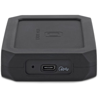 Oyen Digital U34 Bolt USB-C (USB4) Rugged NVMe SSD Port Input Back Rear View