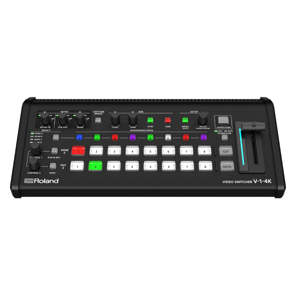 Roland V-1-4K Video Switcher Front