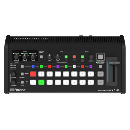 Roland V-1-4K Video Switcher Top View
