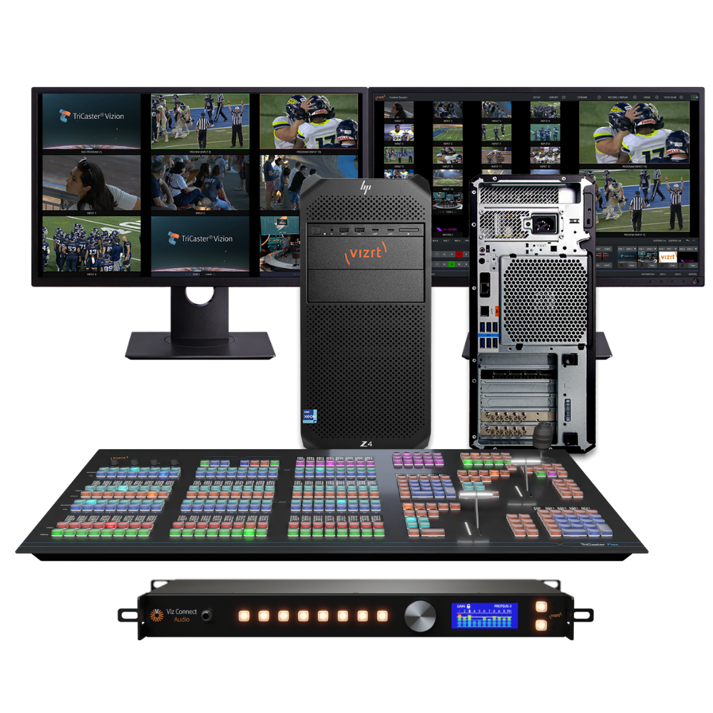 Vizrt Vizion Tower 16 with Flex Dual and Viz Connect Audio