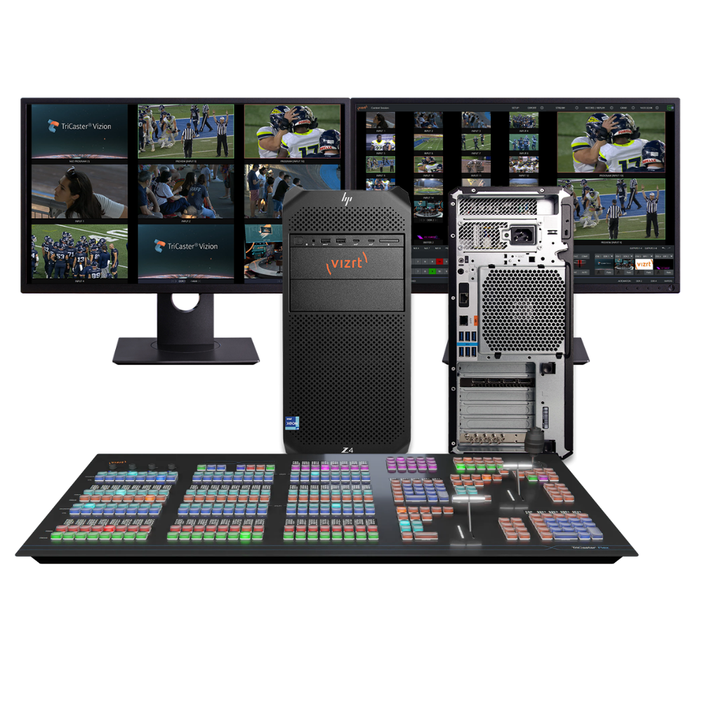 Vizrt Vizion Tower 8 with Flex Dual Control Panel