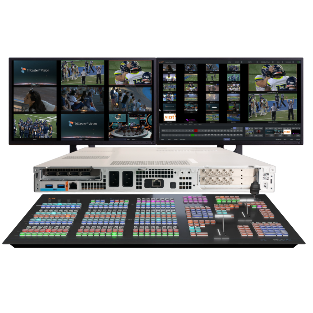 Vizrt Vizion Rack 16 with Flex Dual Control Panel