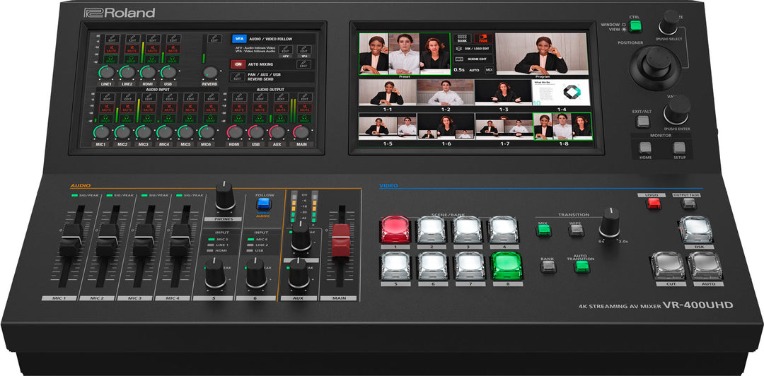 Roland VR-400UHD 4K Direct Streaming AV Mixer