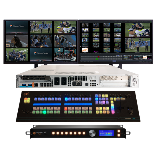 Vizrt Vizion Rack 8 with Flex Control Panel and Viz Connect Audio