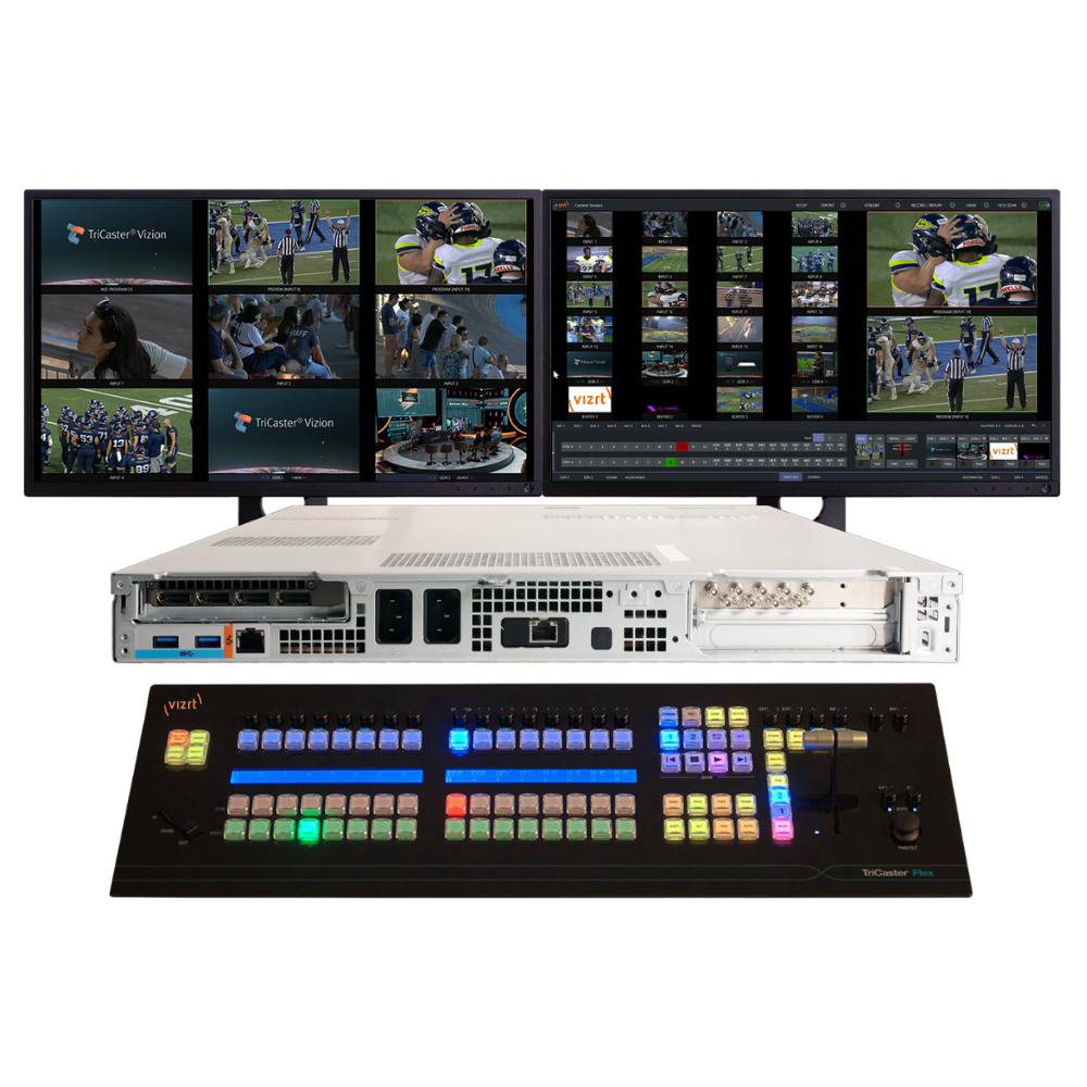 Vizrt Vizion Rack 8 with Flex Control Panel