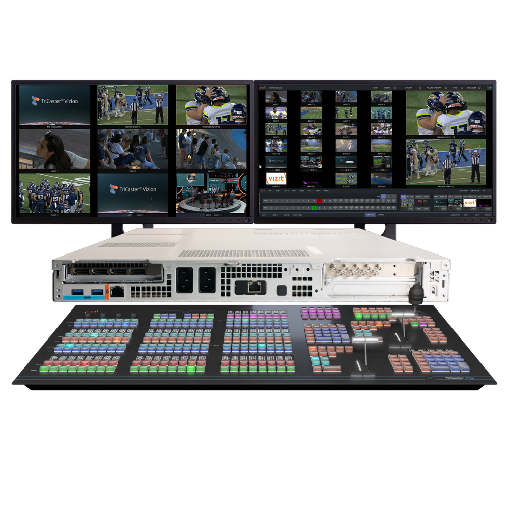 Vizrt Vizion Rack 8 with Flex Dual Control Panel