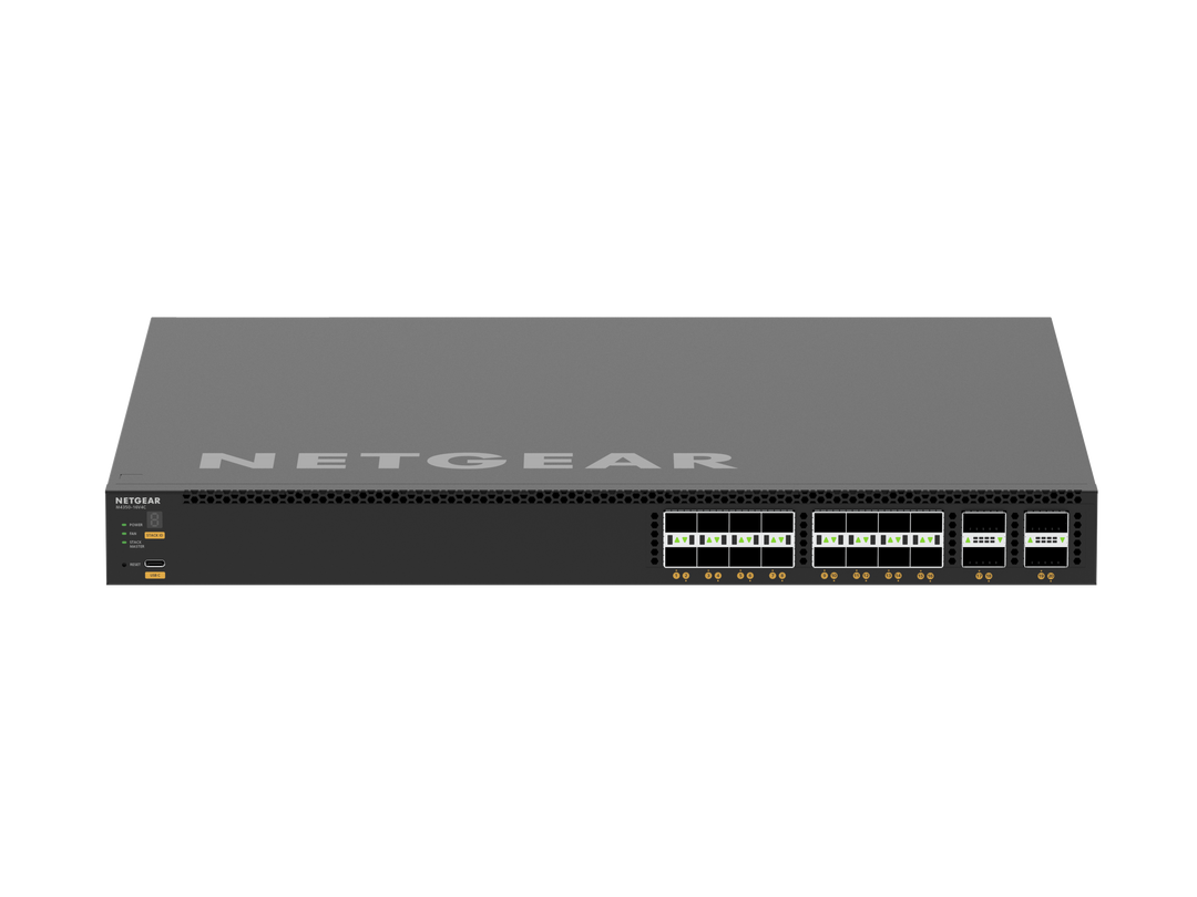 NETGEAR M4350-16V4C Fully Managed Switch (VSM4320C) 16xSFP28 25G and 4xQSFP28 100G Managed Switch (TAA Compliant)