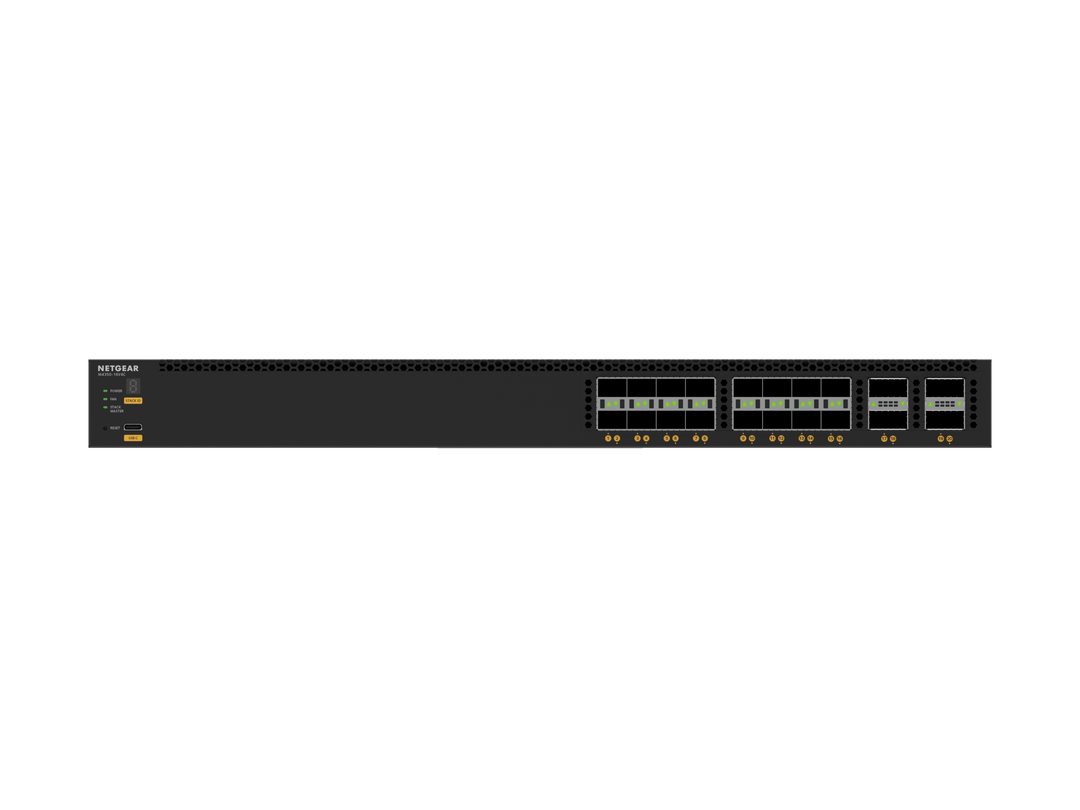 NETGEAR M4350-16V4C Fully Managed Switch (VSM4320C) 16xSFP28 25G and 4xQSFP28 100G Managed Switch (TAA Compliant)