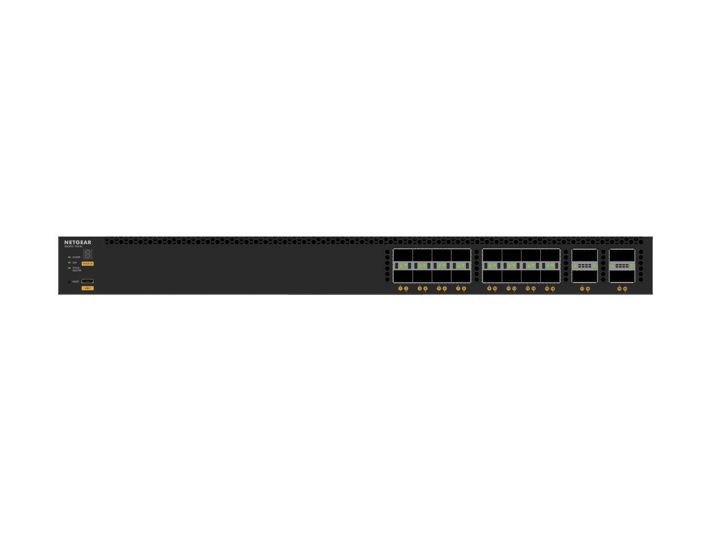 NETGEAR M4350-16V4C Fully Managed Switch (VSM4320C) 16xSFP28 25G and 4xQSFP28 100G Managed Switch (TAA Compliant)