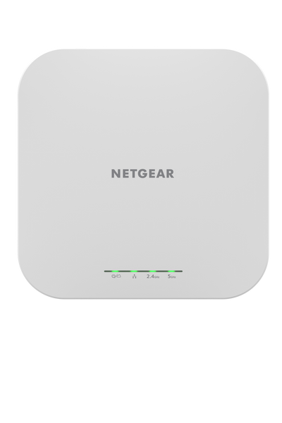 NETGEAR AX1800 Dual Band PoE Multi-Gig Insight Managed WiFi 6 Access Point with Power Adapter