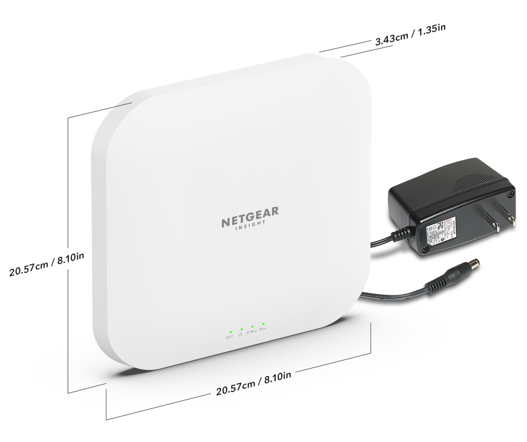 NETGEAR AX3600 Dual Band Multi-Gig WiFi 6 Access Point with Power Adapter