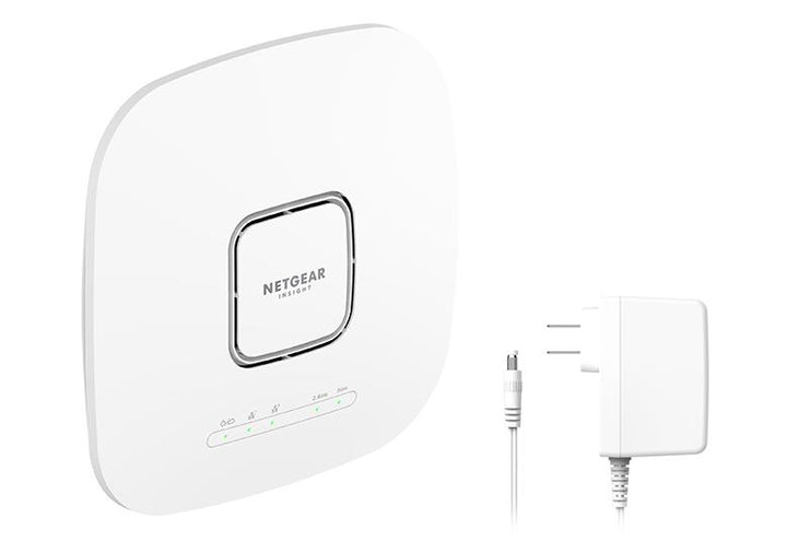 NETGEAR AX5400 Dual-Band PoE Multi-Gig Insight Managed WiFi 6 Access Point with Power Adapter