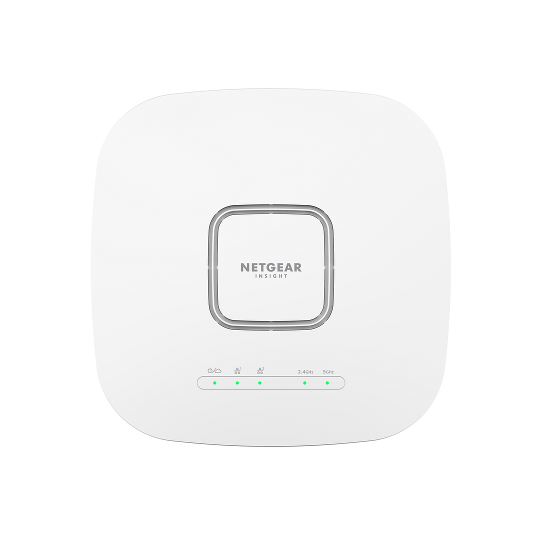 NETGEAR AX5400 Dual-Band PoE Multi-Gig Insight Managed WiFi 6 Access Point with Power Adapter