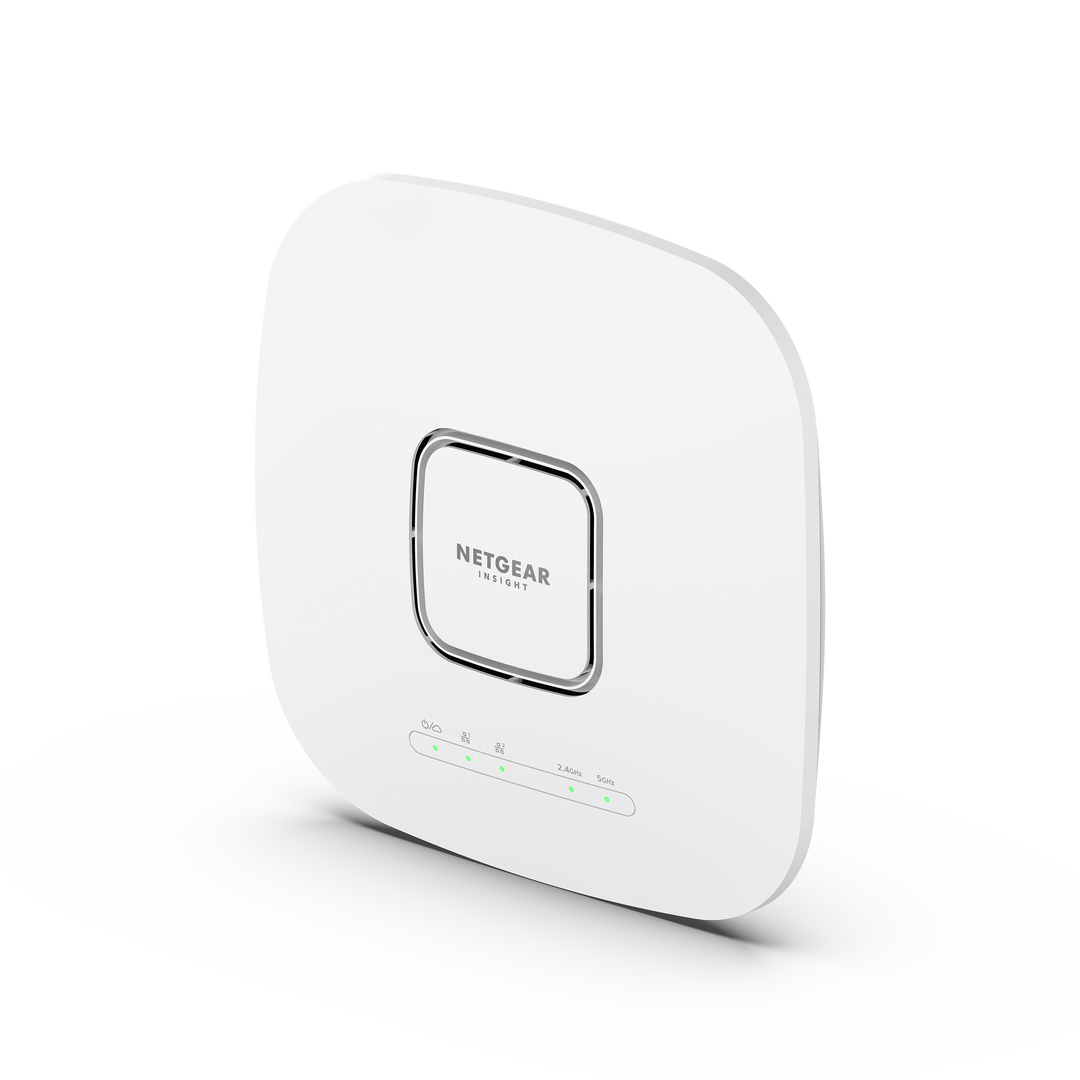 NETGEAR AX5400 Dual-Band PoE Multi-Gig Insight Managed WiFi 6 Access Point with Power Adapter