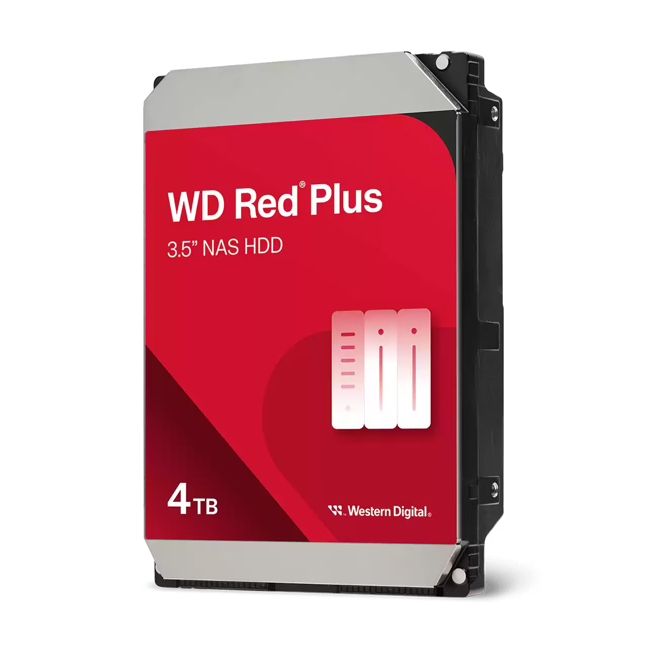 Western Digital WD Red Plus Internal NAS HDD 3.5" (4TB)