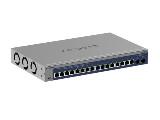 NETGEAR XS516TM 16-Port 10G/Multi-Gigabit Ethernet Smart Switch with 2 10G SFP+ Ports