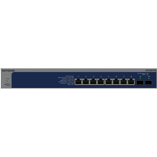 NETGEAR network switch on a white background