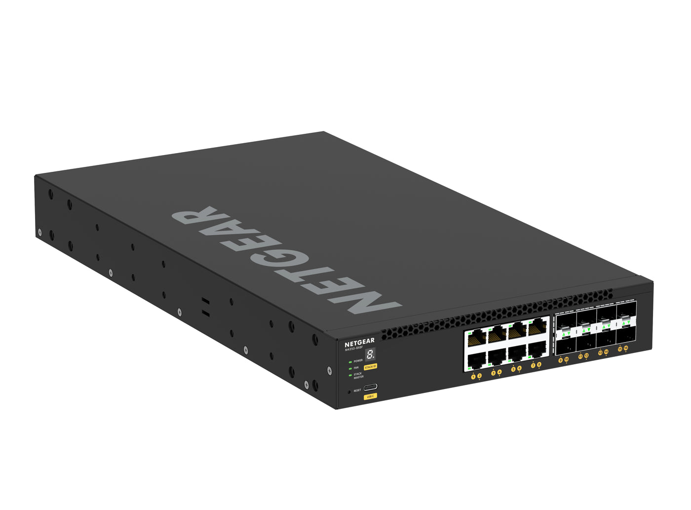NETGEAR M4350 XSM4316 16-Port 8x10G/Multi-Gig and 8xSFP+ Desktop Managed Switch