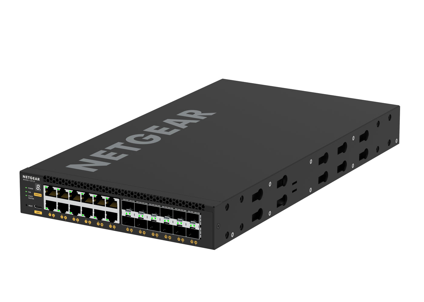 NETGEAR M4350 XSM4324 24-Port 12x10G/Multi-Gig and 12xSFP+ Desktop Managed Switch