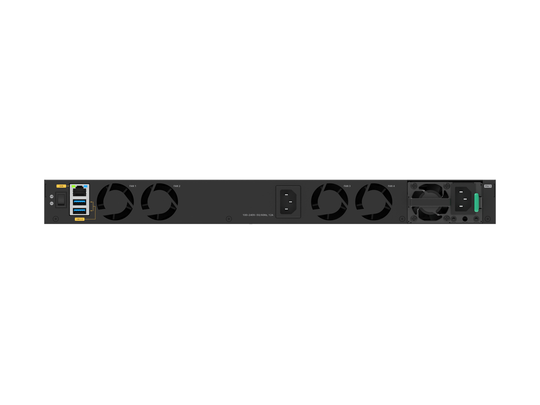 NETGEAR 24x10G/Multi-Gig PoE+ (576W base, up to 720W) and 4xSFP28 25G (XSM4328CV) (TAA Compliant)