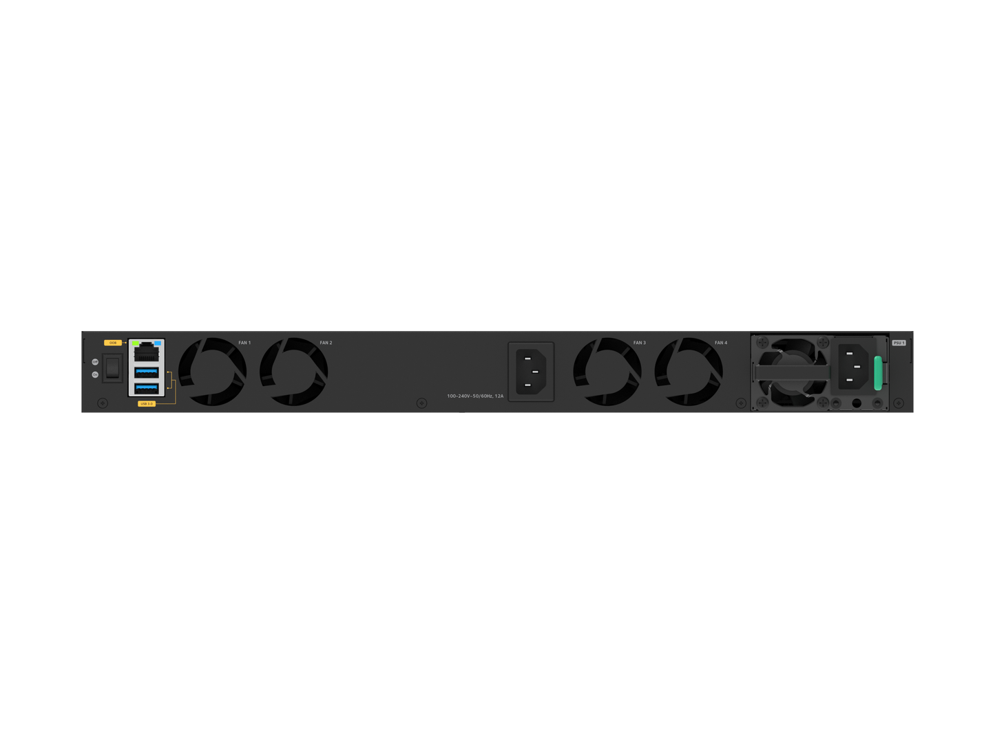 NETGEAR 24x10G/Multi-Gig PoE+ (576W base, up to 720W) and 4xSFP28 25G (XSM4328CV) (TAA Compliant)