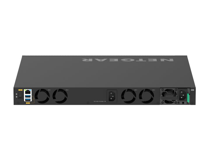 NETGEAR M4350 XSM4328CV 24x10G/Multi-Gig PoE+ (576W base, up to 720W) and 4xSFP28 25G Managed Switch