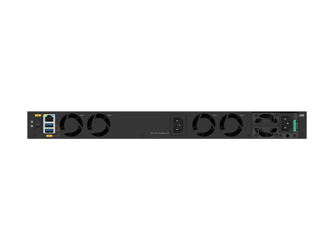 NETGEAR M4350 XSM4328CV 24x10G/Multi-Gig PoE+ (576W base, up to 720W) and 4xSFP28 25G Managed Switch