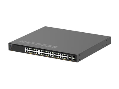 NETGEAR M4350 XSM4340CV 40-Port 36x10G/Multi-Gig PoE++ (280W base, up to 1,760W) and 4xSFP28 25G Managed Switch