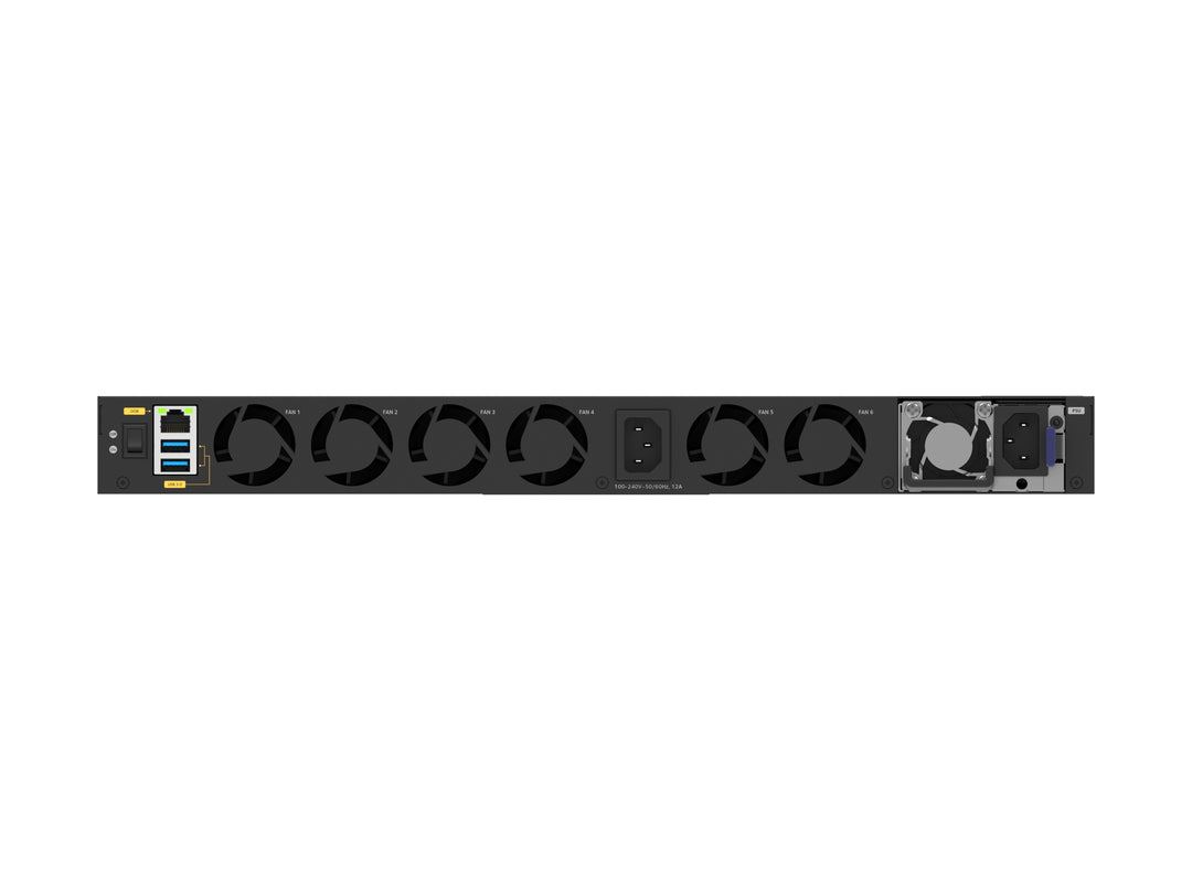 NETGEAR M4350 XSM4340CV 40-Port 36x10G/Multi-Gig PoE++ (280W base, up to 1,760W) and 4xSFP28 25G Managed Switch