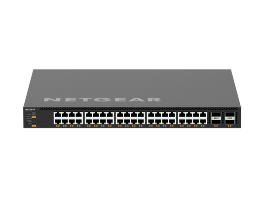 NETGEAR M4350-40X4C Fully Managed Switch (XSM4344C) 40x10G/Multi-Gig PoE++ (196W base, up to 1,676W) and 4xQSFP28 100G Managed Switch (TAA Compliant)