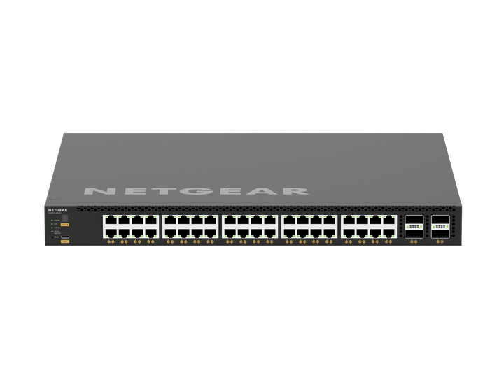 NETGEAR M4350-40X4C Fully Managed Switch (XSM4344C) 40x10G/Multi-Gig PoE++ (196W base, up to 1,676W) and 4xQSFP28 100G Managed Switch (TAA Compliant)