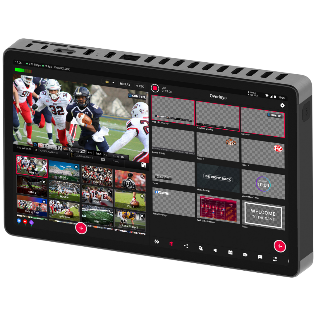 YoloLiv YoloBox Extreme All-in-One Multi-Camera Live Streaming and Switching System Side View