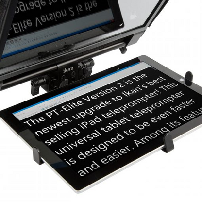 IKAN Elite Universal Large Tablet & iPad Pro Teleprompter w/ Elite Remote