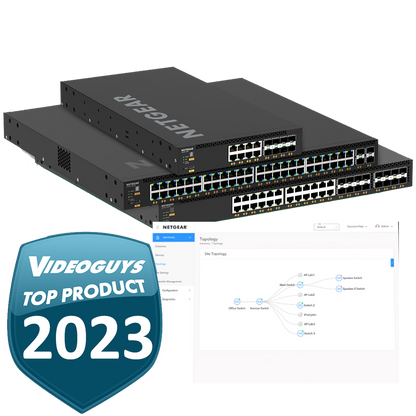 NETGEAR M4350 GSM4352 52-Port 48x1G PoE+ (236W base, up to 1,440W) and 4xSFP+ Managed Switch