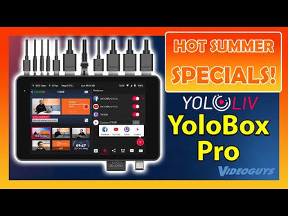 YoloBox Pro Portable Multi-Camera Live Streaming Device Video