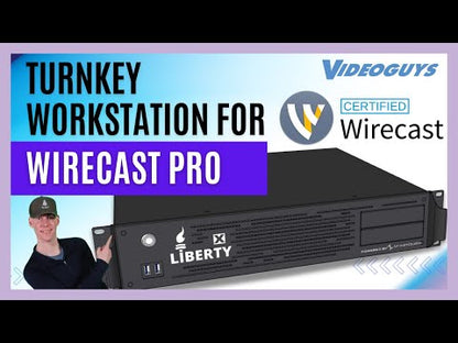 Liberty X SDI Workstation with Telestream Wirecast Pro Software Perpetual