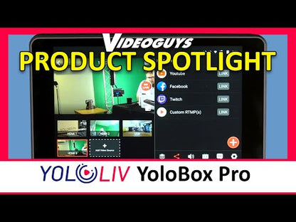 YoloBox Pro Portable Multi-Camera Live Streaming Device