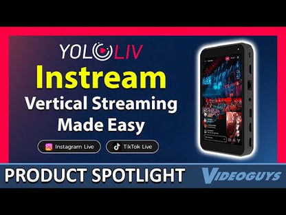 YoloLiv Instream Vertical Video All-in-One Encoder, Switcher, Monitor, & Streamer Product Spotlight Video