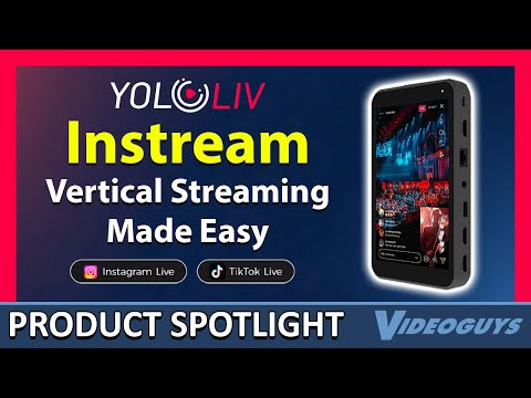 YoloLiv Instream Vertical Video All-in-One Encoder, Switcher, Monitor, & Streamer Product Spotlight Video