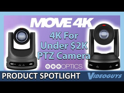 PTZOptics Move 4K NDI|HX PTZ Camera Product Spotlight